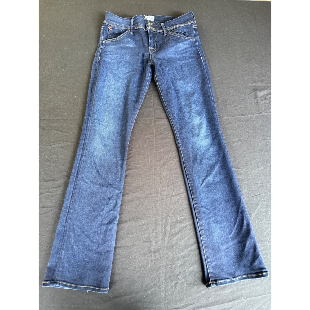 Hudson Jeans Womens Mid Rise Bootcut Dark Wash‎ Blue Denim Size 30 Inseam 30 - Picture 4 of 12